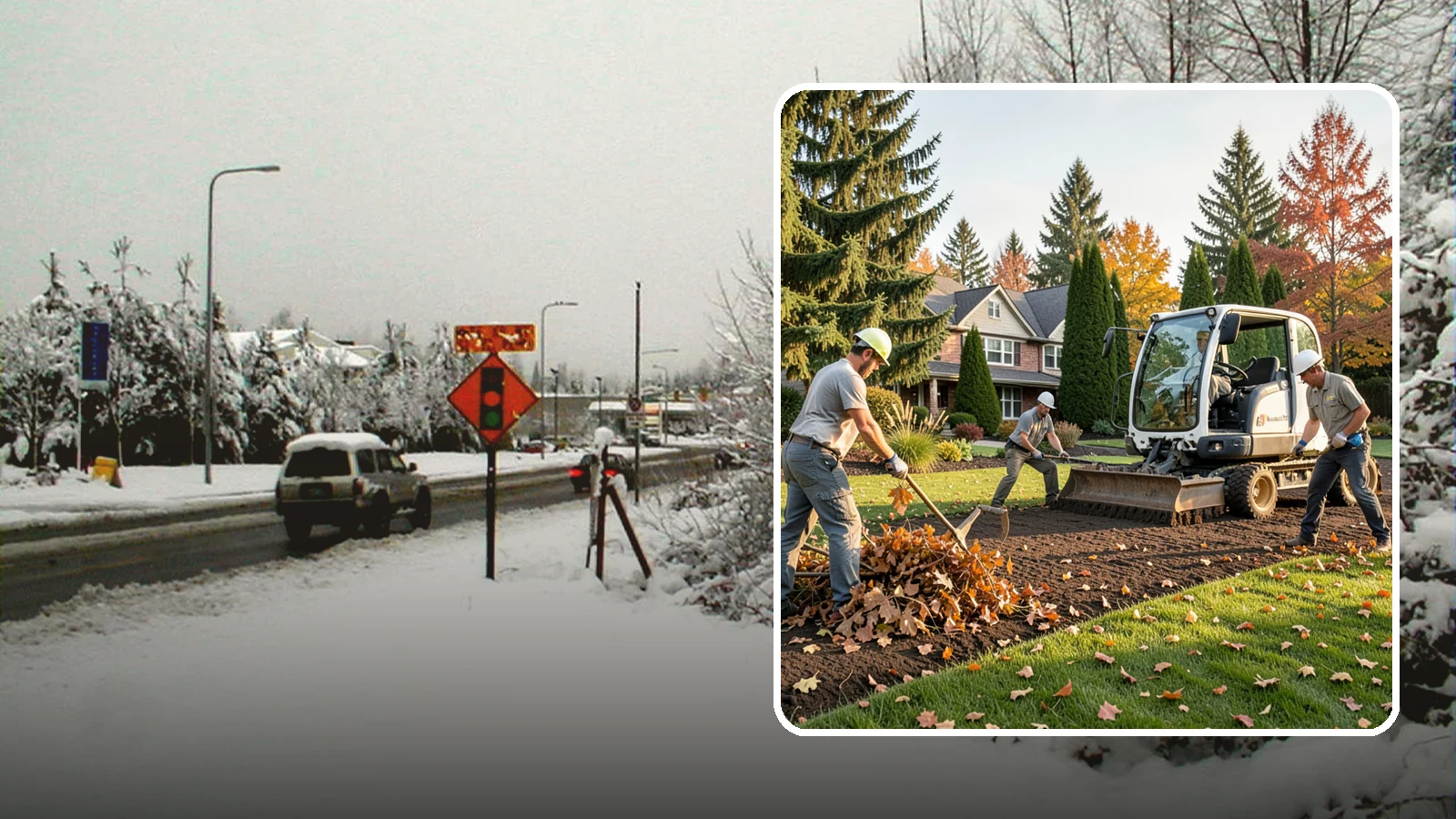 Leaf Removal in Newcastle, King County, WA - Efficient leaf cleanup and removal that keeps lawns healthy and your property tidy through the fall.