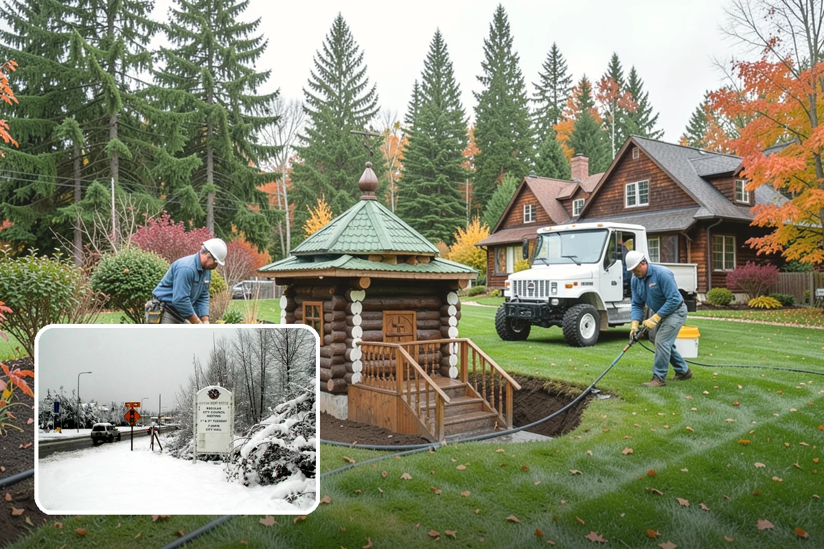 Leaf Removal in Newcastle, King County, WA - Protects lawn from smothering and disease