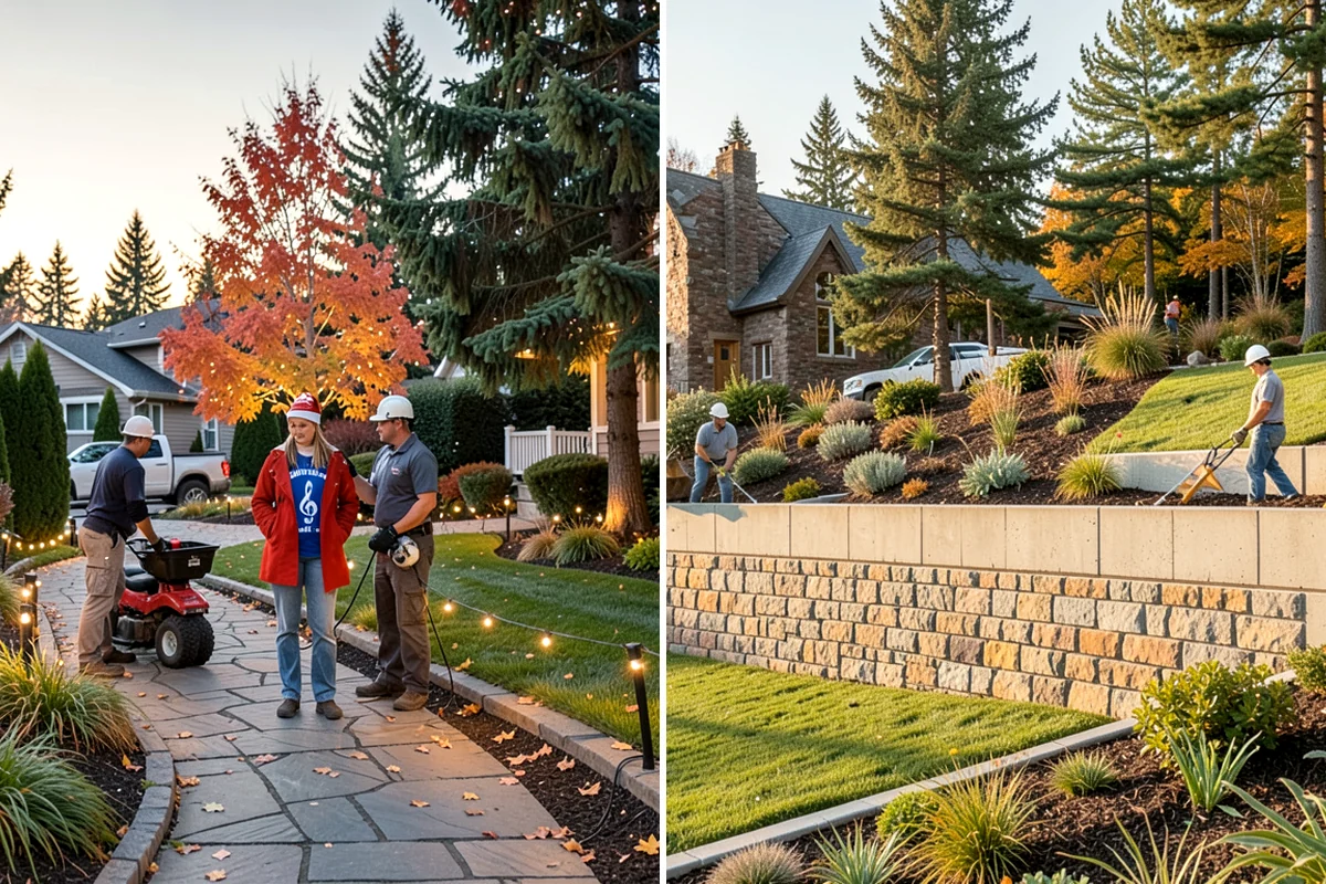 Leaf Removal in Normandy Park, King County, WA - Assess the leaf drop and problem areas