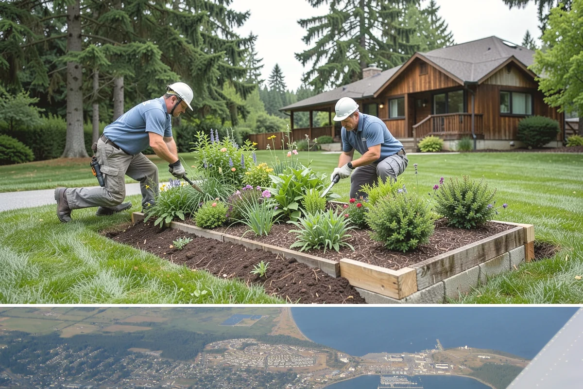 Leaf Removal in Oak Harbor, Island County, WA - Done through the fall, often on a recurring schedule.