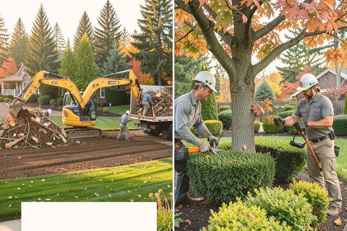 Leaf Removal in Orting, Pierce County, WA - Assess the leaf drop and problem areas