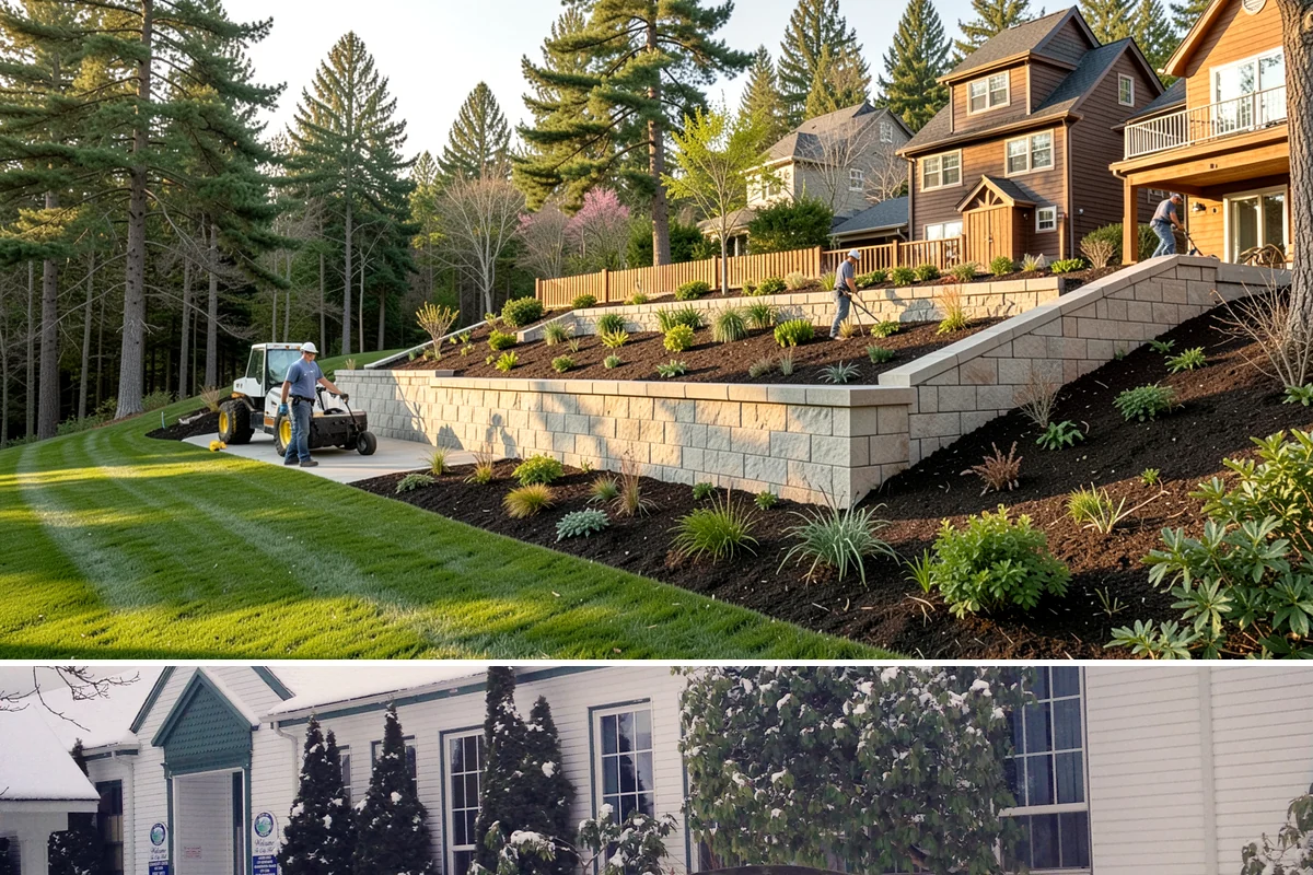Leaf Removal in Pacific, King County, WA - Done through the fall, often on a recurring schedule.