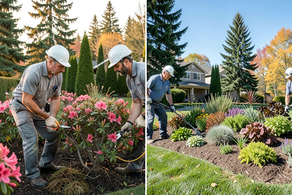 Leaf Removal in Puyallup, Pierce County, WA - Assess the leaf drop and problem areas