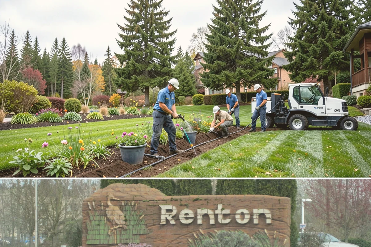 Leaf Removal in Renton, King County, WA - Done through the fall, often on a recurring schedule.
