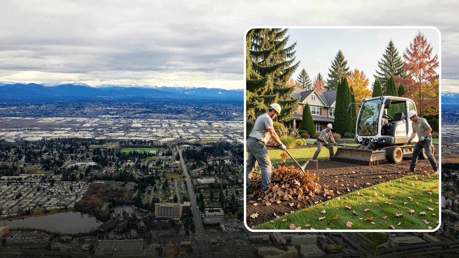 Leaf Removal in SeaTac, King County, WA - Efficient leaf cleanup and removal that keeps lawns healthy and your property tidy through the fall.
