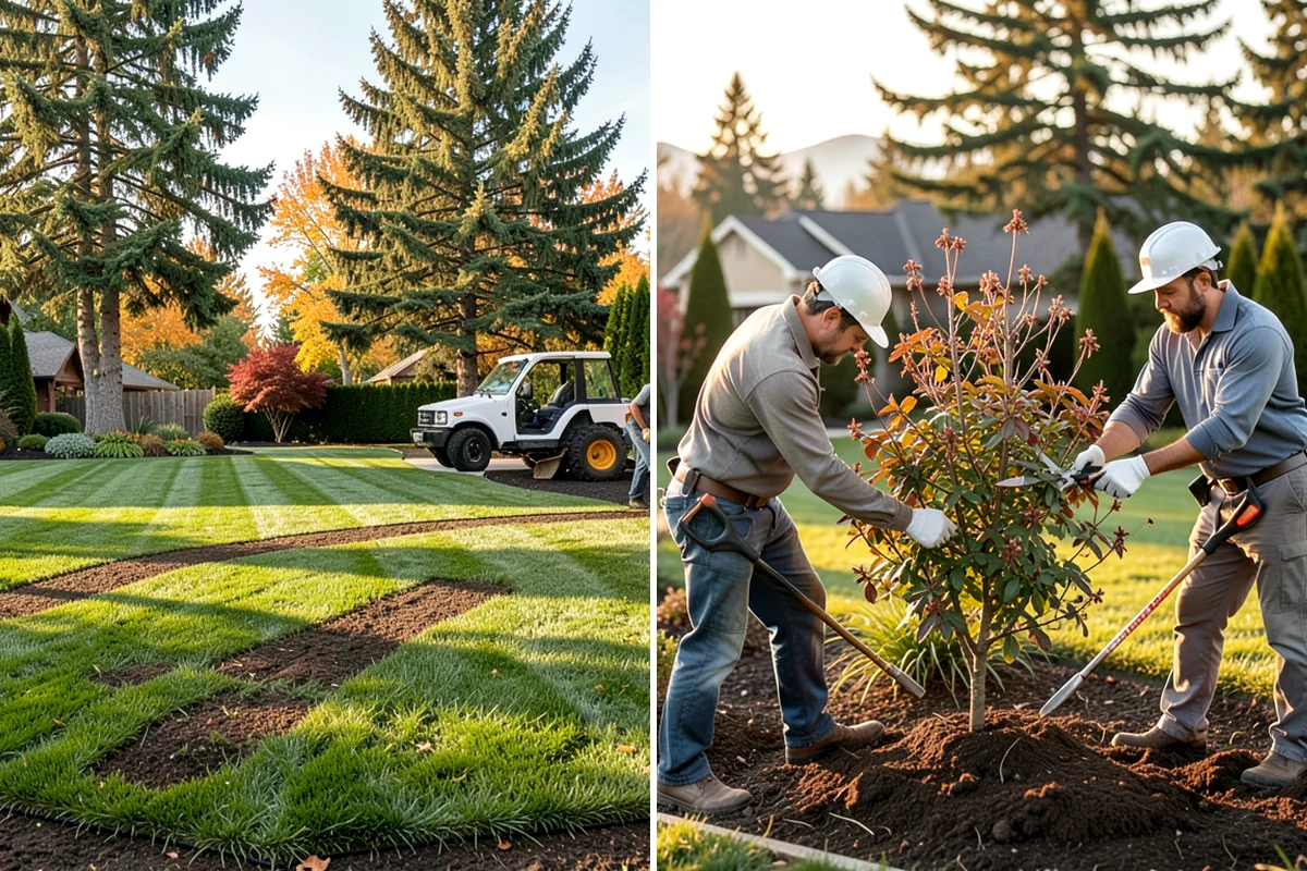 Leaf Removal in Seattle, King County, WA - Assess the leaf drop and problem areas