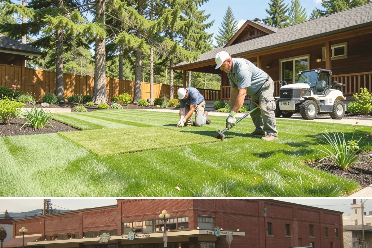 Leaf Removal in Sedro-Woolley, Skagit County, WA - Done through the fall, often on a recurring schedule.