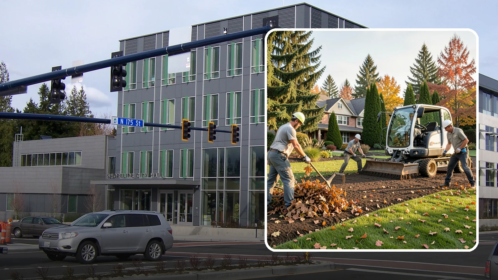 Leaf Removal in Shoreline, King County, WA - Efficient leaf cleanup and removal that keeps lawns healthy and your property tidy through the fall.