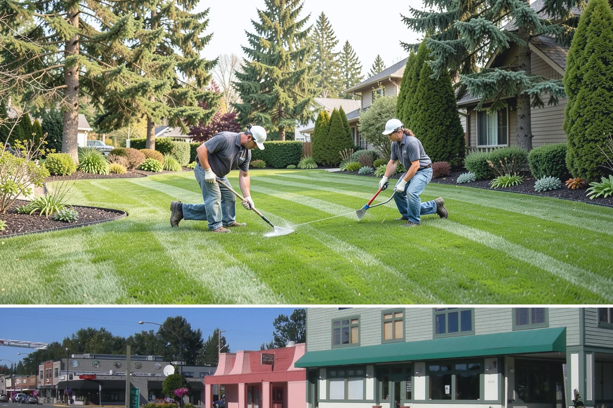 Leaf Removal in Snoqualmie, King County, WA - Done through the fall, often on a recurring schedule.