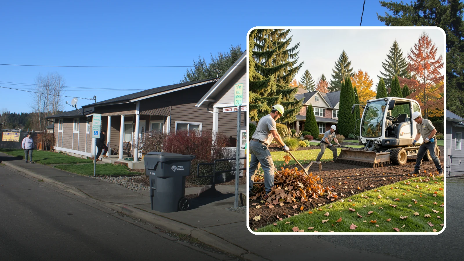 Leaf Removal in South Prairie, Pierce County, WA - Efficient leaf cleanup and removal that keeps lawns healthy and your property tidy through the fall.