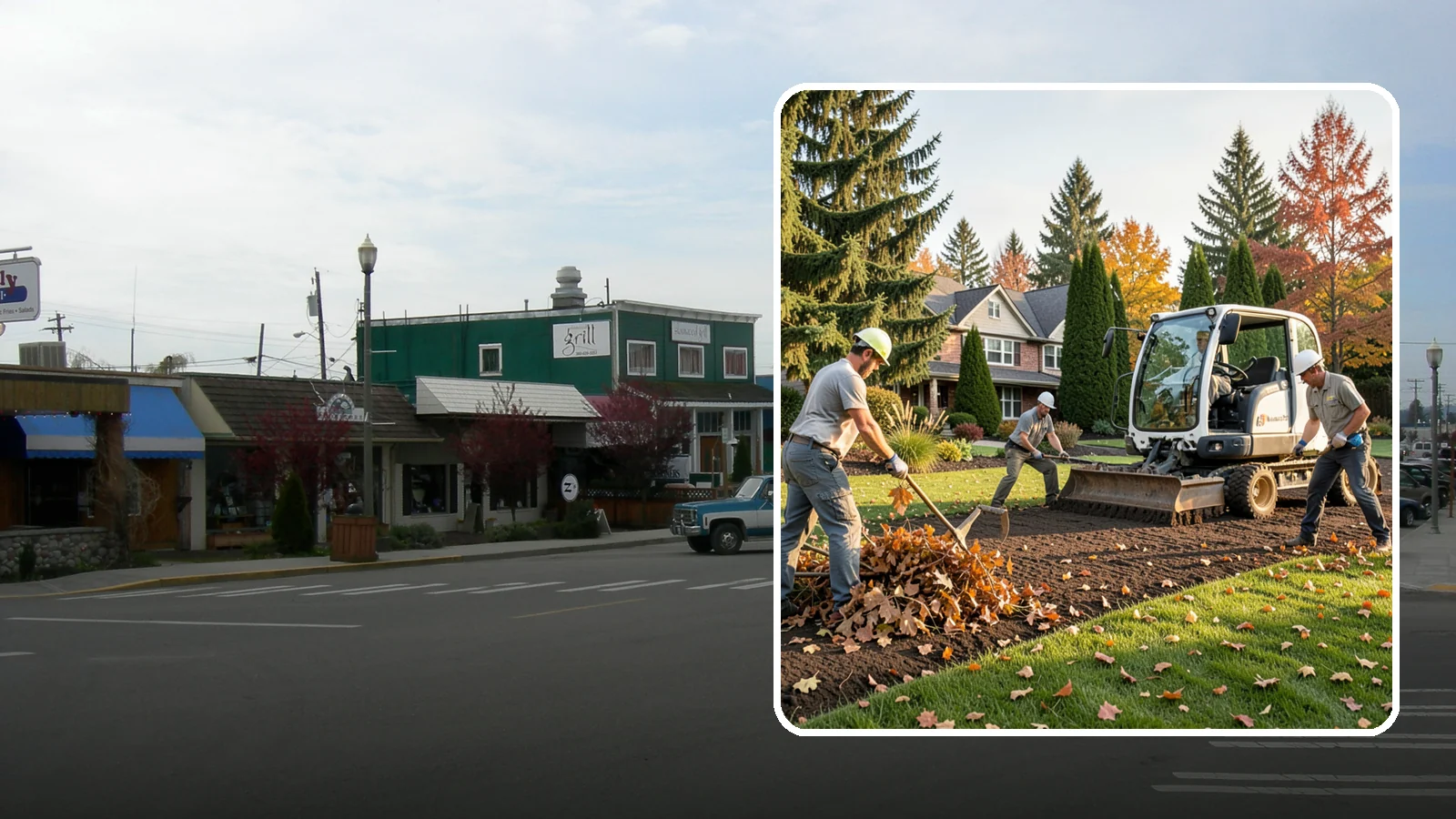 Leaf Removal in Stanwood, Snohomish County, WA - Efficient leaf cleanup and removal that keeps lawns healthy and your property tidy through the fall.