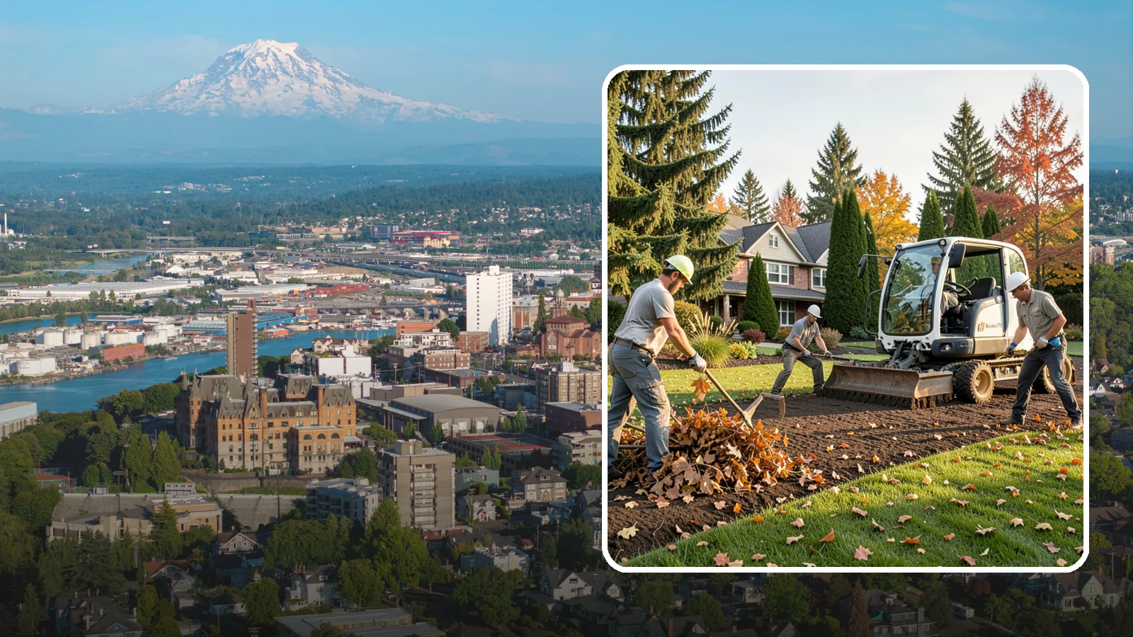 Leaf Removal in Tacoma, Pierce County, WA - Efficient leaf cleanup and removal that keeps lawns healthy and your property tidy through the fall.