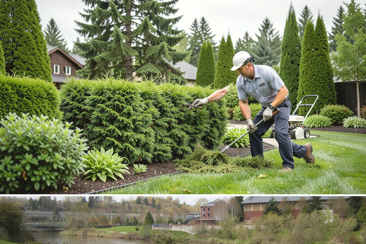 Leaf Removal in Tukwila, King County, WA - Done through the fall, often on a recurring schedule.