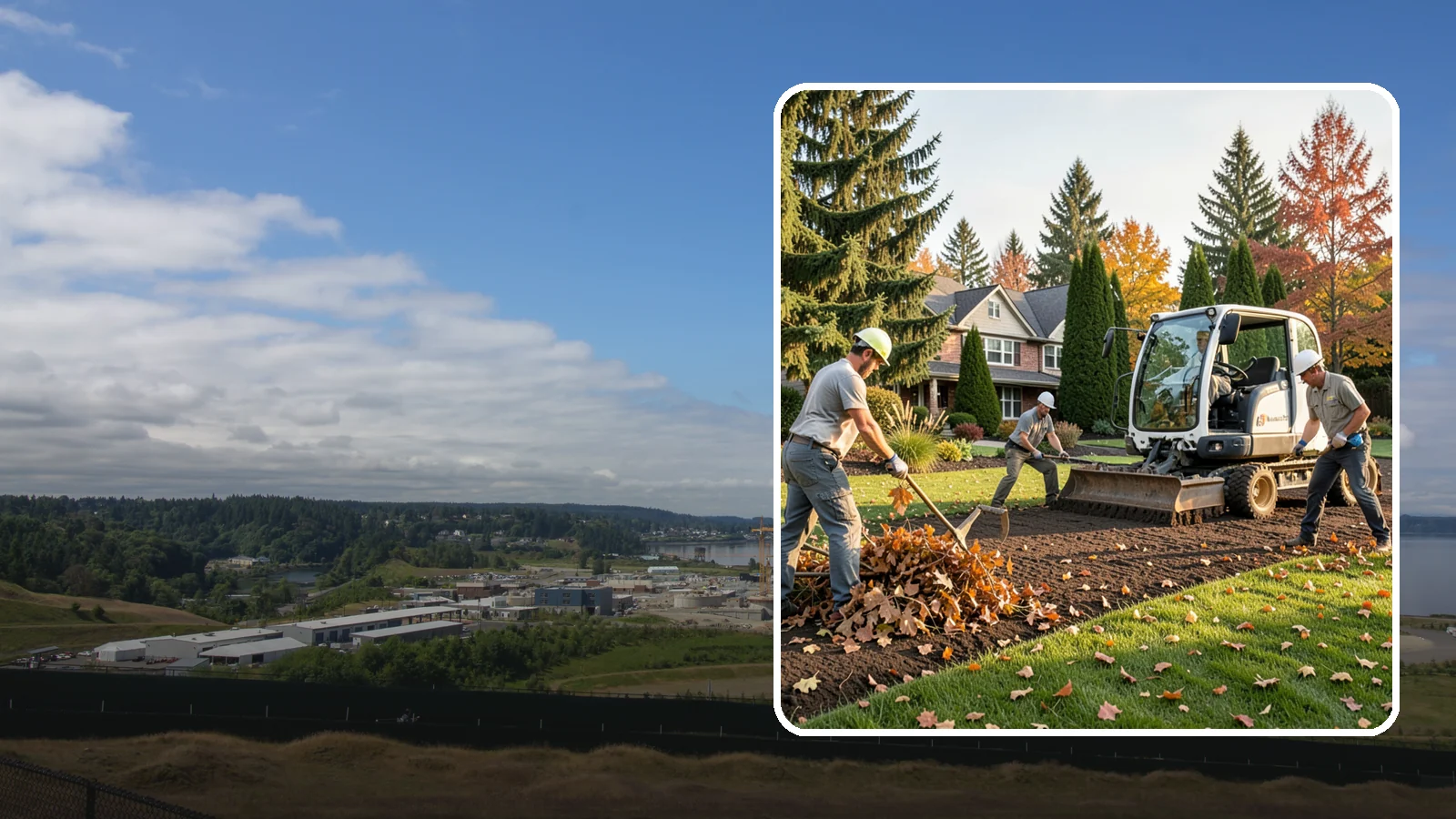 Leaf Removal in University Place, Pierce County, WA - Efficient leaf cleanup and removal that keeps lawns healthy and your property tidy through the fall.