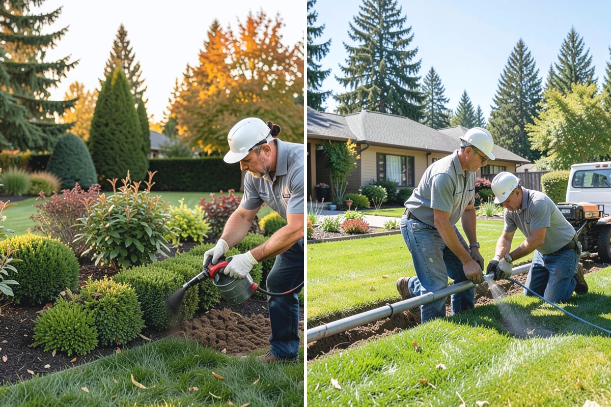 Leaf Removal in Wilkeson, Pierce County, WA - Assess the leaf drop and problem areas