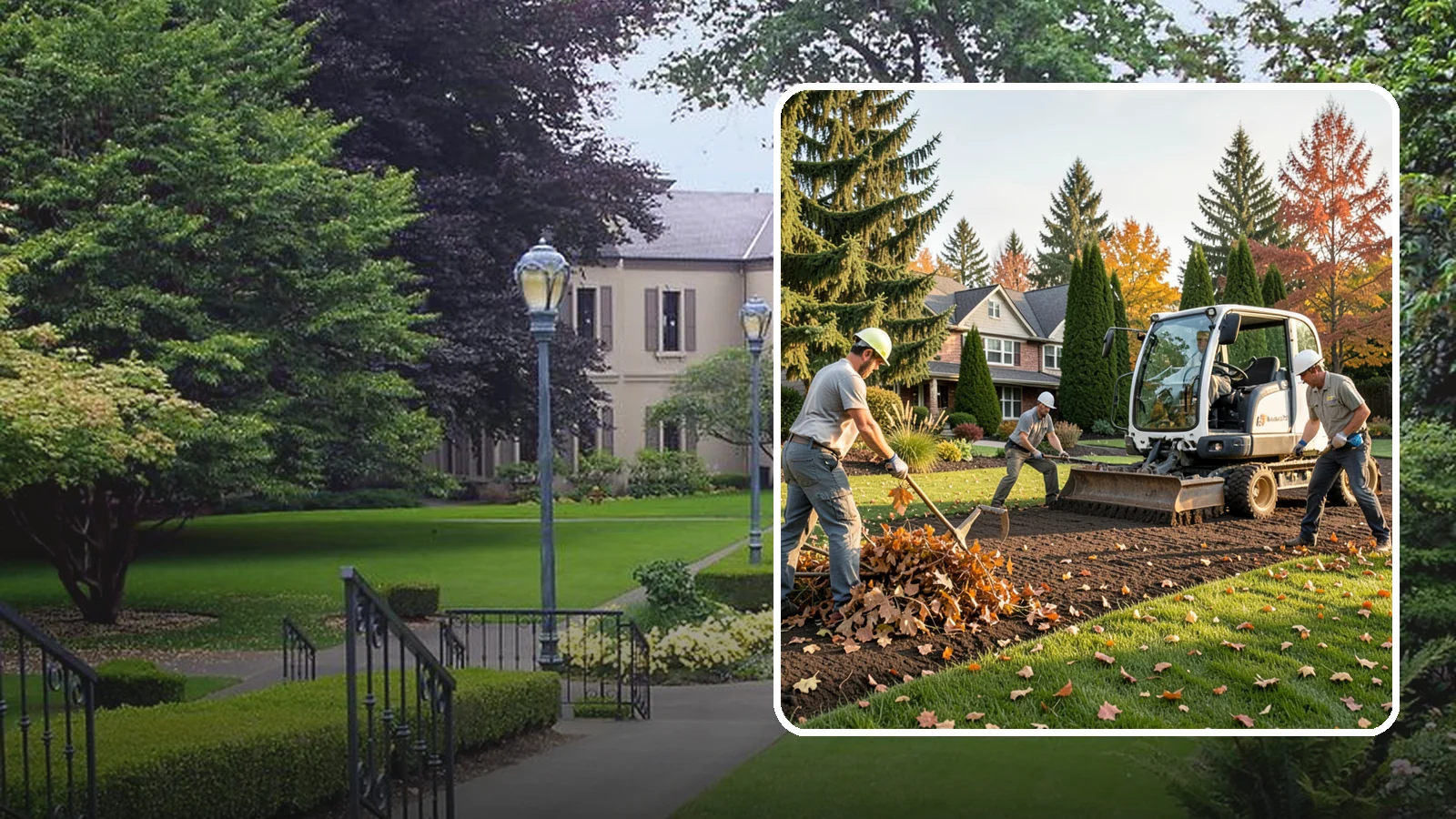 Leaf Removal in Woodinville, King County, WA - Efficient leaf cleanup and removal that keeps lawns healthy and your property tidy through the fall.