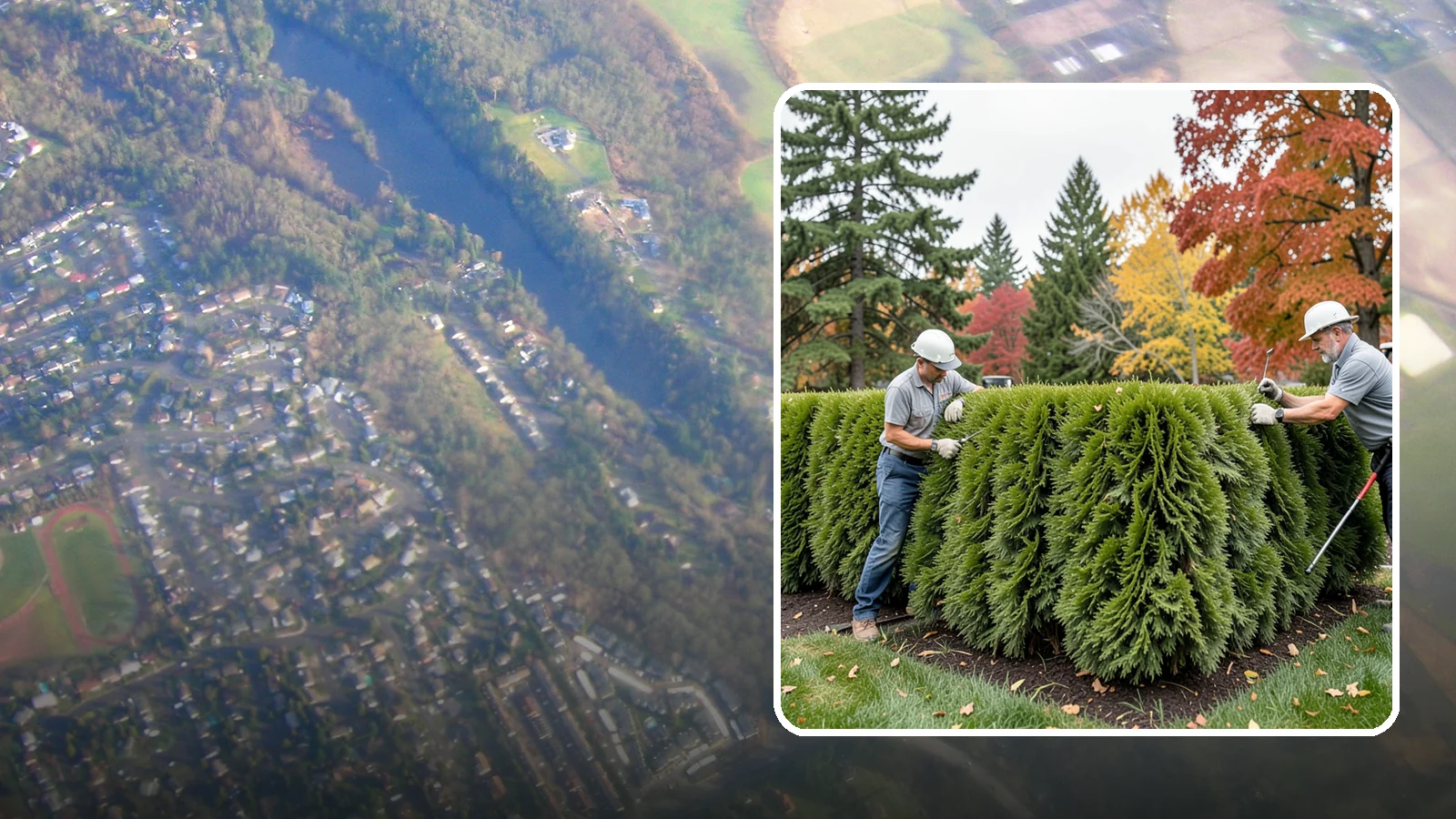 Leyland Cypress Trimming in Algona, King County, WA - Expert Leyland cypress trimming that controls this fast-growing giant before it outgrows your yard and develops bare...