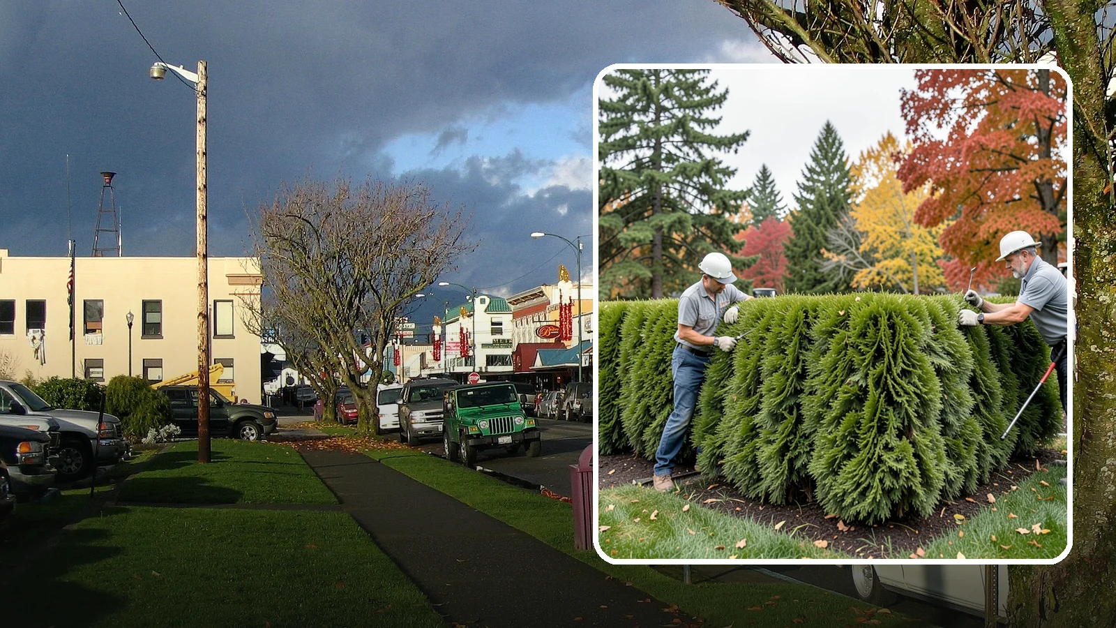 Leyland Cypress Trimming in Arlington, Snohomish County, WA - Expert Leyland cypress trimming that controls this fast-growing giant before it outgrows your yard and develops bare...