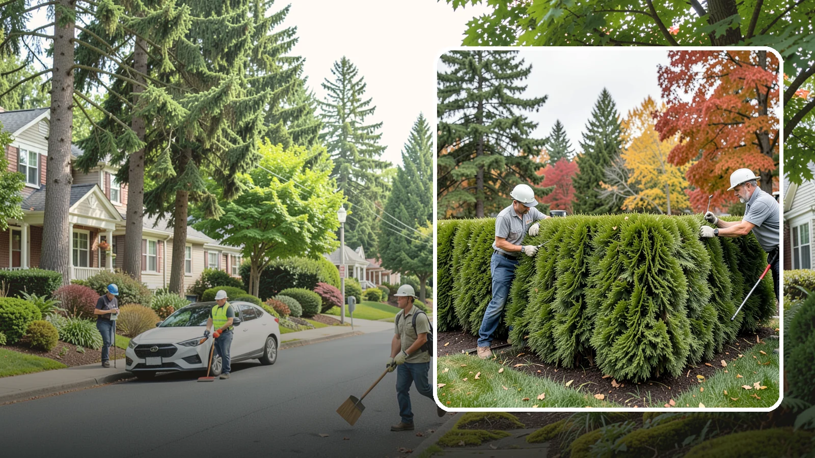 Leyland Cypress Trimming in Beaux Arts Village, King County, WA - Expert Leyland cypress trimming that controls this fast-growing giant before it outgrows your yard and develops bare...