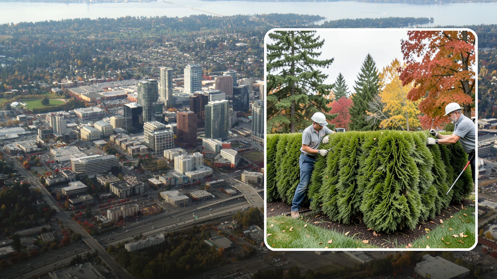 Leyland Cypress Trimming in Bellevue, King County, WA - Expert Leyland cypress trimming that controls this fast-growing giant before it outgrows your yard and develops bare...
