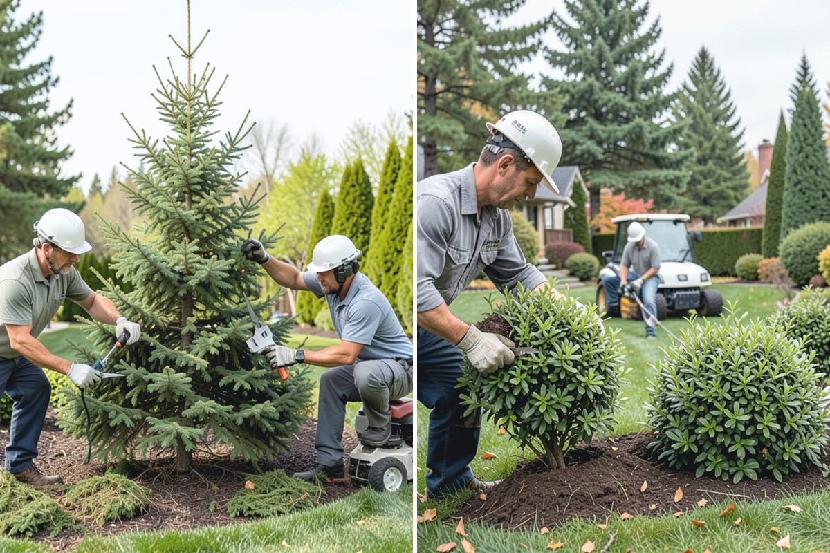 Leyland Cypress Trimming in Buckley, Pierce County, WA - Evaluate current height, canopy density, and any blight or dieback