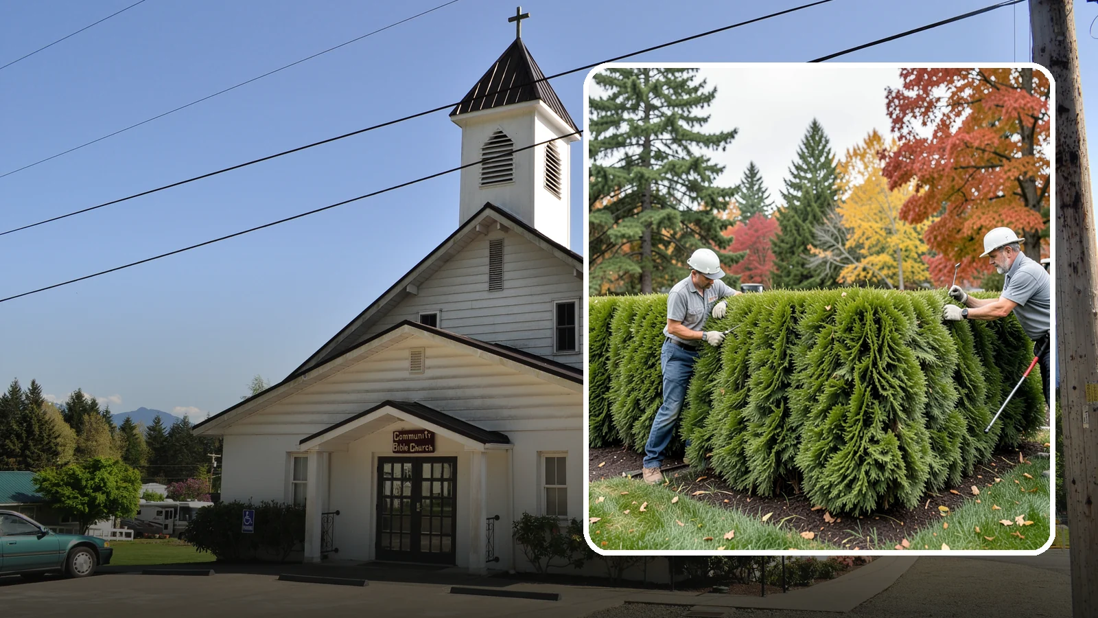 Leyland Cypress Trimming in Concrete, Skagit County, WA - Expert Leyland cypress trimming that controls this fast-growing giant before it outgrows your yard and develops bare...