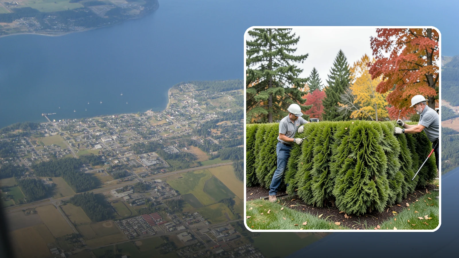 Leyland Cypress Trimming in Coupeville, Island County, WA - Expert Leyland cypress trimming that controls this fast-growing giant before it outgrows your yard and develops bare...