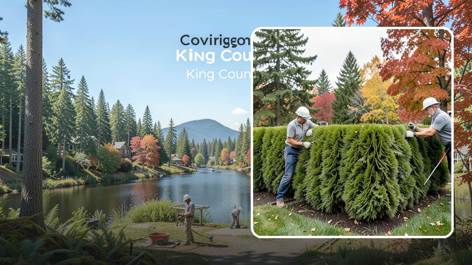 Leyland Cypress Trimming in Covington, King County, WA - Expert Leyland cypress trimming that controls this fast-growing giant before it outgrows your yard and develops bare...