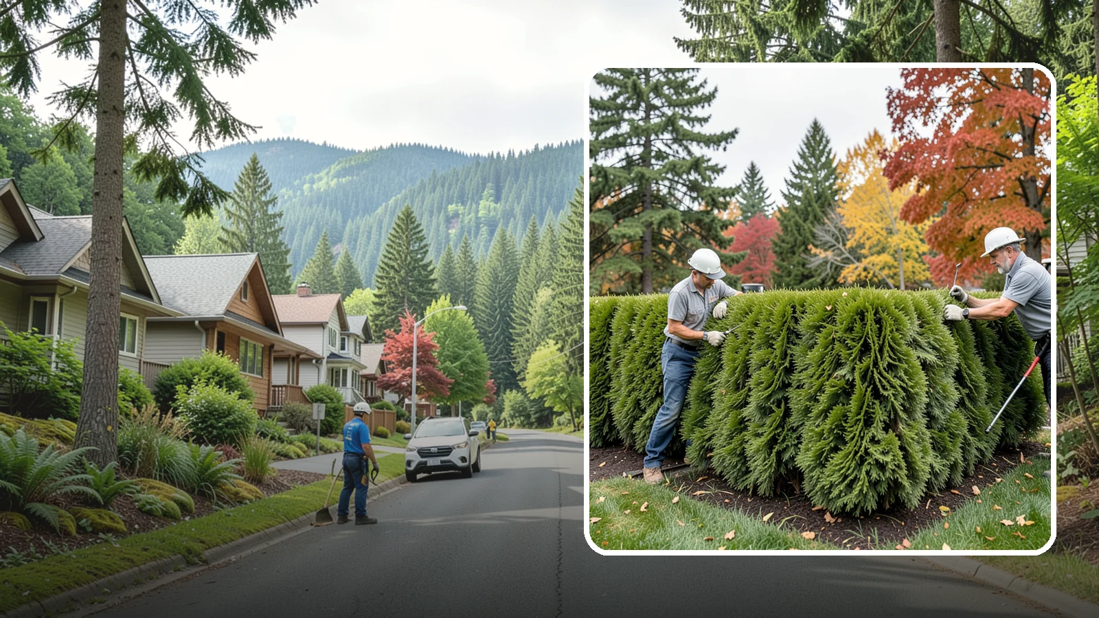 Leyland Cypress Trimming in Darrington, Snohomish County, WA - Expert Leyland cypress trimming that controls this fast-growing giant before it outgrows your yard and develops bare...