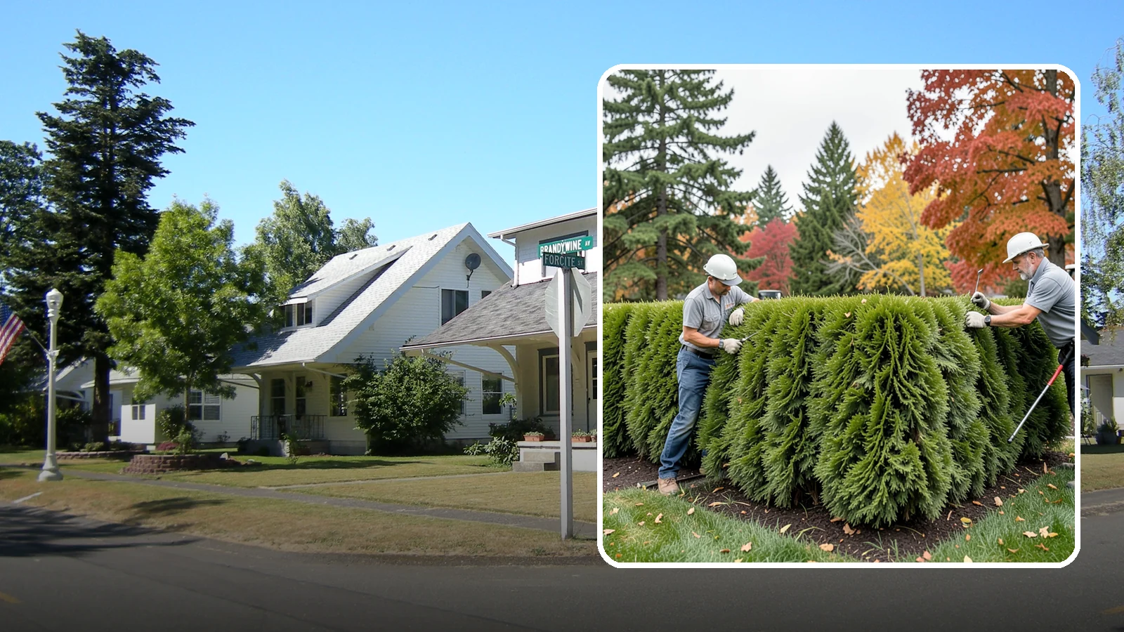 Leyland Cypress Trimming in DuPont, Pierce County, WA - Expert Leyland cypress trimming that controls this fast-growing giant before it outgrows your yard and develops bare...