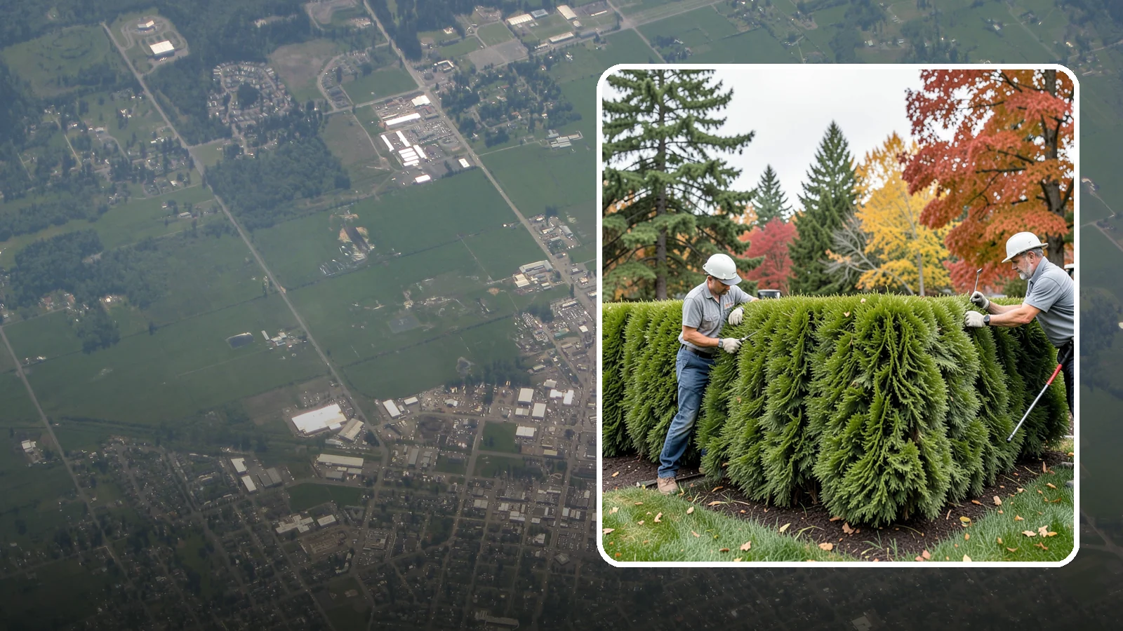 Leyland Cypress Trimming in Enumclaw, King County, WA - Expert Leyland cypress trimming that controls this fast-growing giant before it outgrows your yard and develops bare...
