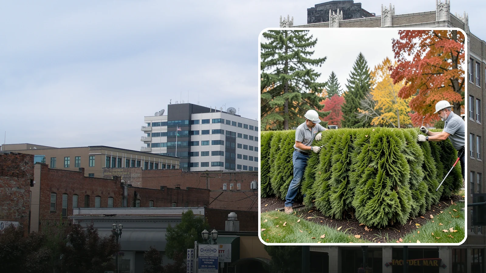 Leyland Cypress Trimming in Everett, Snohomish County, WA - Expert Leyland cypress trimming that controls this fast-growing giant before it outgrows your yard and develops bare...