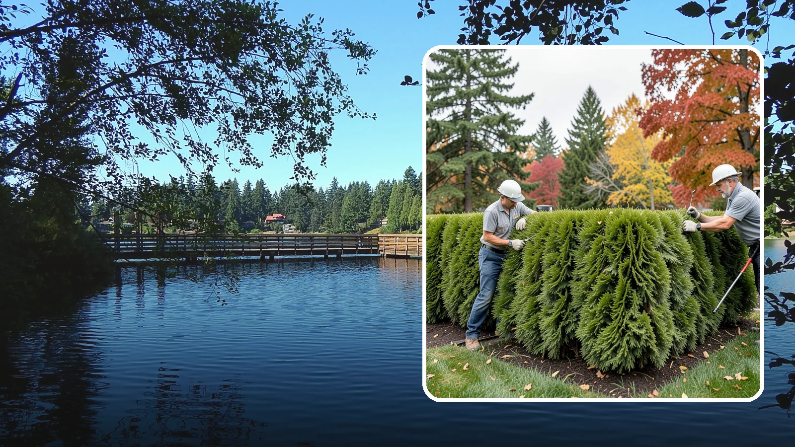 Leyland Cypress Trimming in Federal Way, King County, WA - Expert Leyland cypress trimming that controls this fast-growing giant before it outgrows your yard and develops bare...