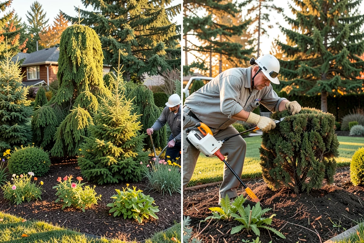 Leyland Cypress Trimming in Federal Way, King County, WA - Evaluate current height, canopy density, and any blight or dieback
