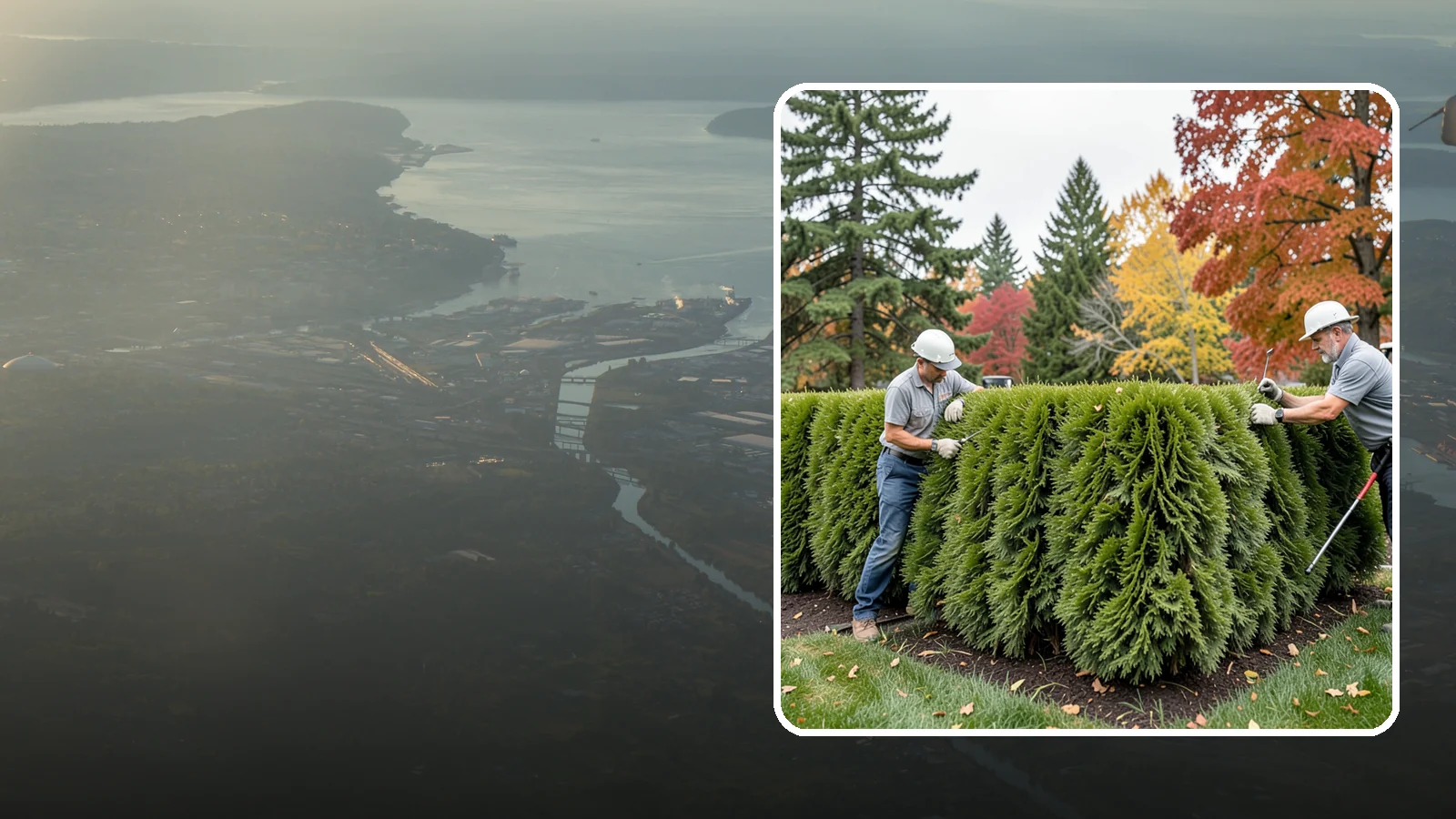 Leyland Cypress Trimming in Fife, Pierce County, WA - Expert Leyland cypress trimming that controls this fast-growing giant before it outgrows your yard and develops bare...