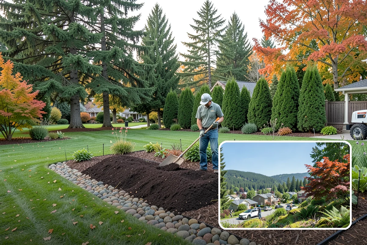 Leyland Cypress Trimming in Index, Snohomish County, WA - Controls aggressive fast growth before it gets out of hand