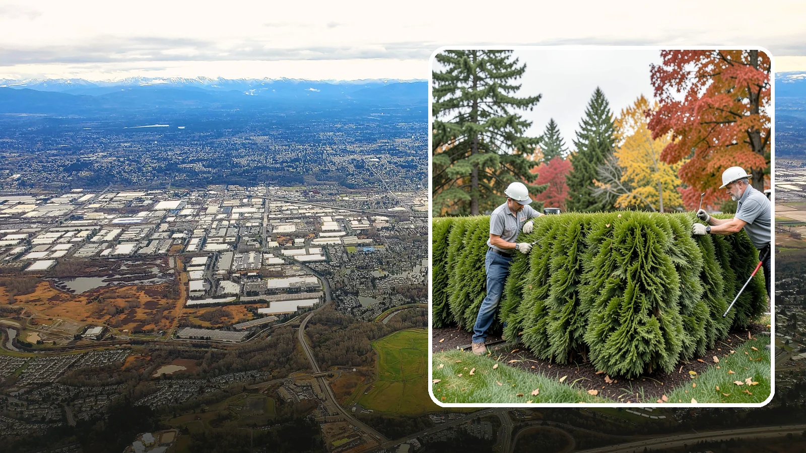 Leyland Cypress Trimming in Kent, King County, WA - Expert Leyland cypress trimming that controls this fast-growing giant before it outgrows your yard and develops bare...