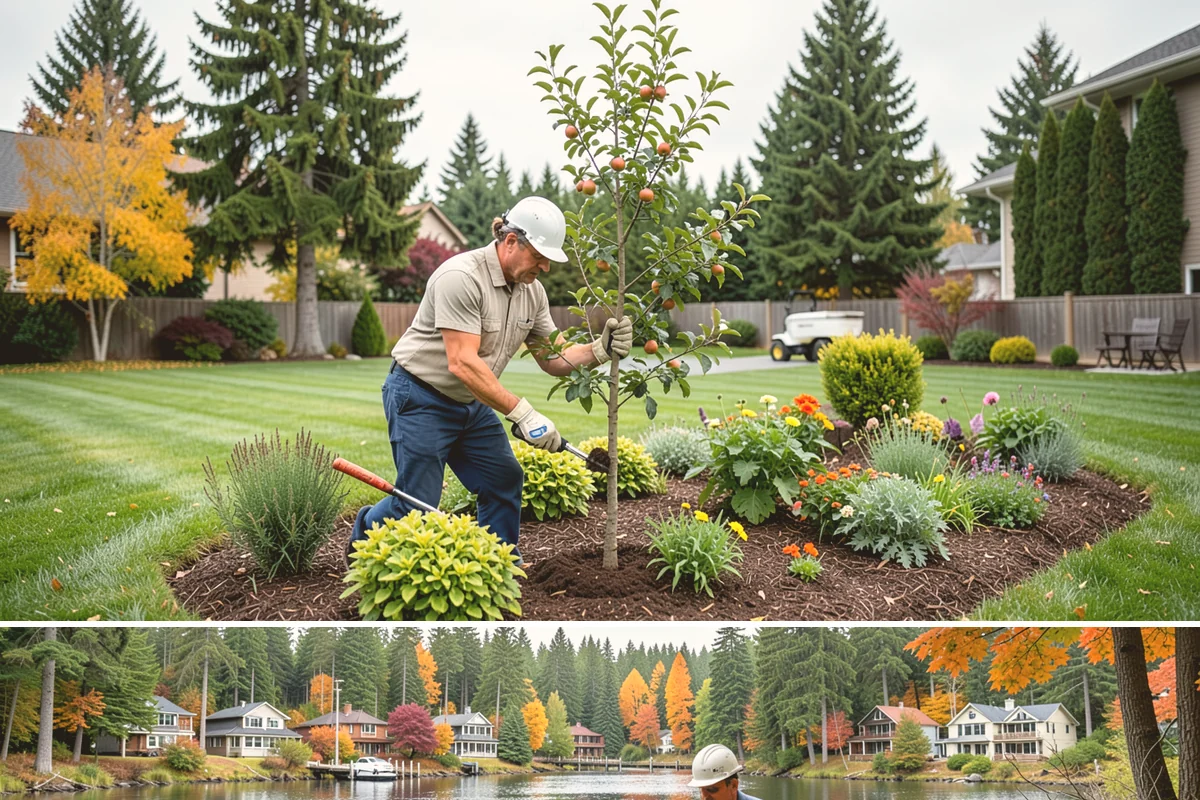 Leyland Cypress Trimming in La Conner, Skagit County, WA - Trim in late spring and again in late summer to keep pace with vigorous PNW growth without stressing the tree before winter.