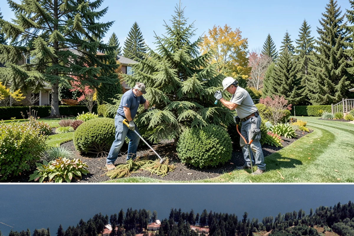Leyland Cypress Trimming in Lakewood, Pierce County, WA - Trim in late spring and again in late summer to keep pace with vigorous PNW growth without stressing the tree before winter.