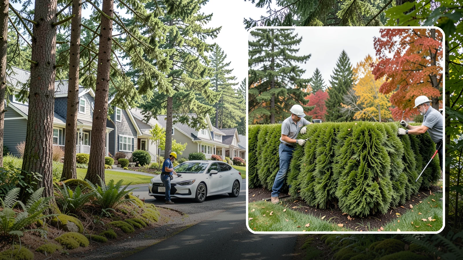 Leyland Cypress Trimming in Normandy Park, King County, WA - Expert Leyland cypress trimming that controls this fast-growing giant before it outgrows your yard and develops bare...