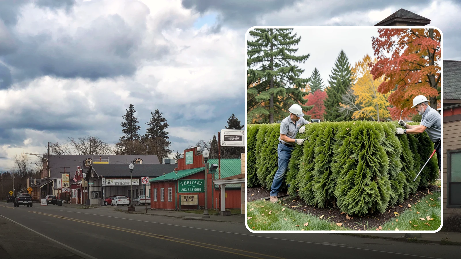 Leyland Cypress Trimming in Roy, Pierce County, WA - Expert Leyland cypress trimming that controls this fast-growing giant before it outgrows your yard and develops bare...