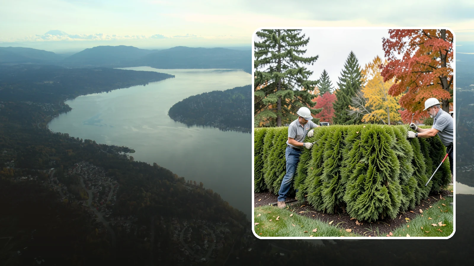 Leyland Cypress Trimming in Sammamish, King County, WA - Expert Leyland cypress trimming that controls this fast-growing giant before it outgrows your yard and develops bare...