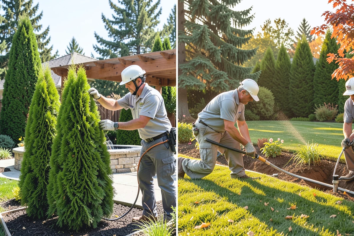 Leyland Cypress Trimming in Skykomish, King County, WA - Evaluate current height, canopy density, and any blight or dieback