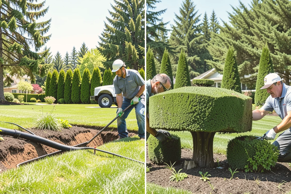 Leyland Cypress Trimming in Stanwood, Snohomish County, WA - Evaluate current height, canopy density, and any blight or dieback
