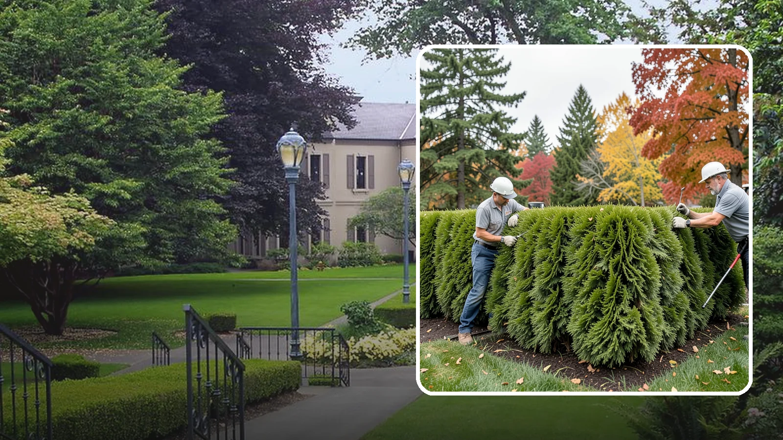 Leyland Cypress Trimming in Woodinville, King County, WA - Expert Leyland cypress trimming that controls this fast-growing giant before it outgrows your yard and develops bare...