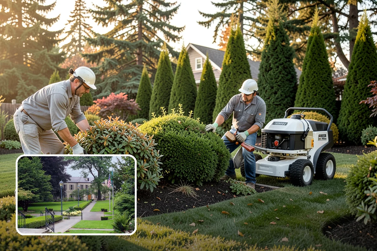 Leyland Cypress Trimming in Woodinville, King County, WA - Controls aggressive fast growth before it gets out of hand