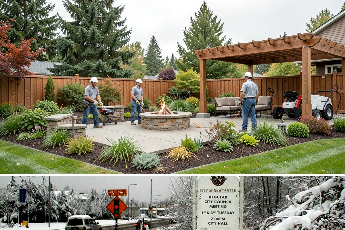 Lighting Maintenance in Newcastle, King County, WA - Delivered on a seasonal or annual schedule.
