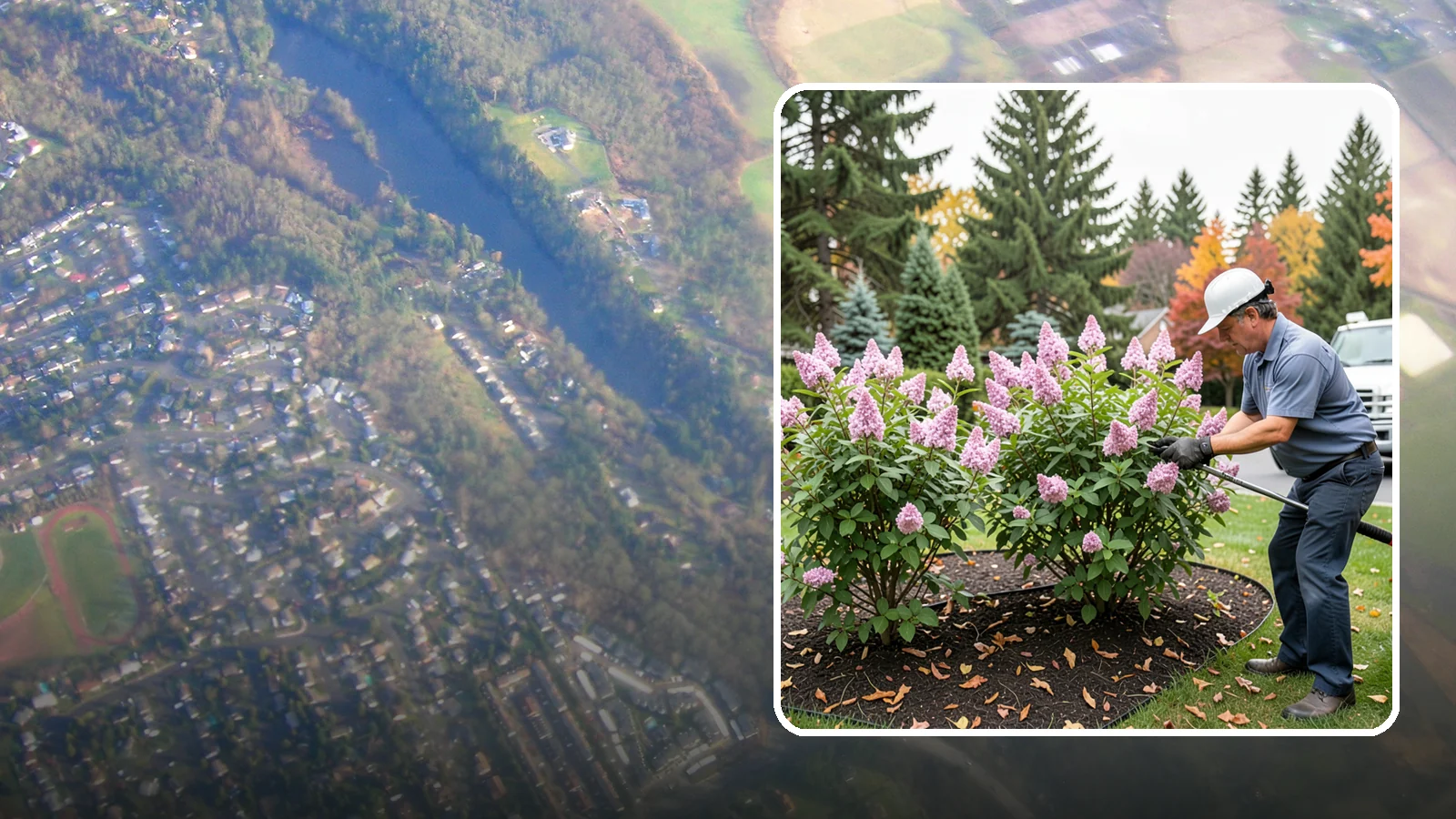 Lilac Pruning in Algona, King County, WA - Post-bloom pruning of lilacs to renew old canes, remove suckers, and protect next year's fragrant flower buds.