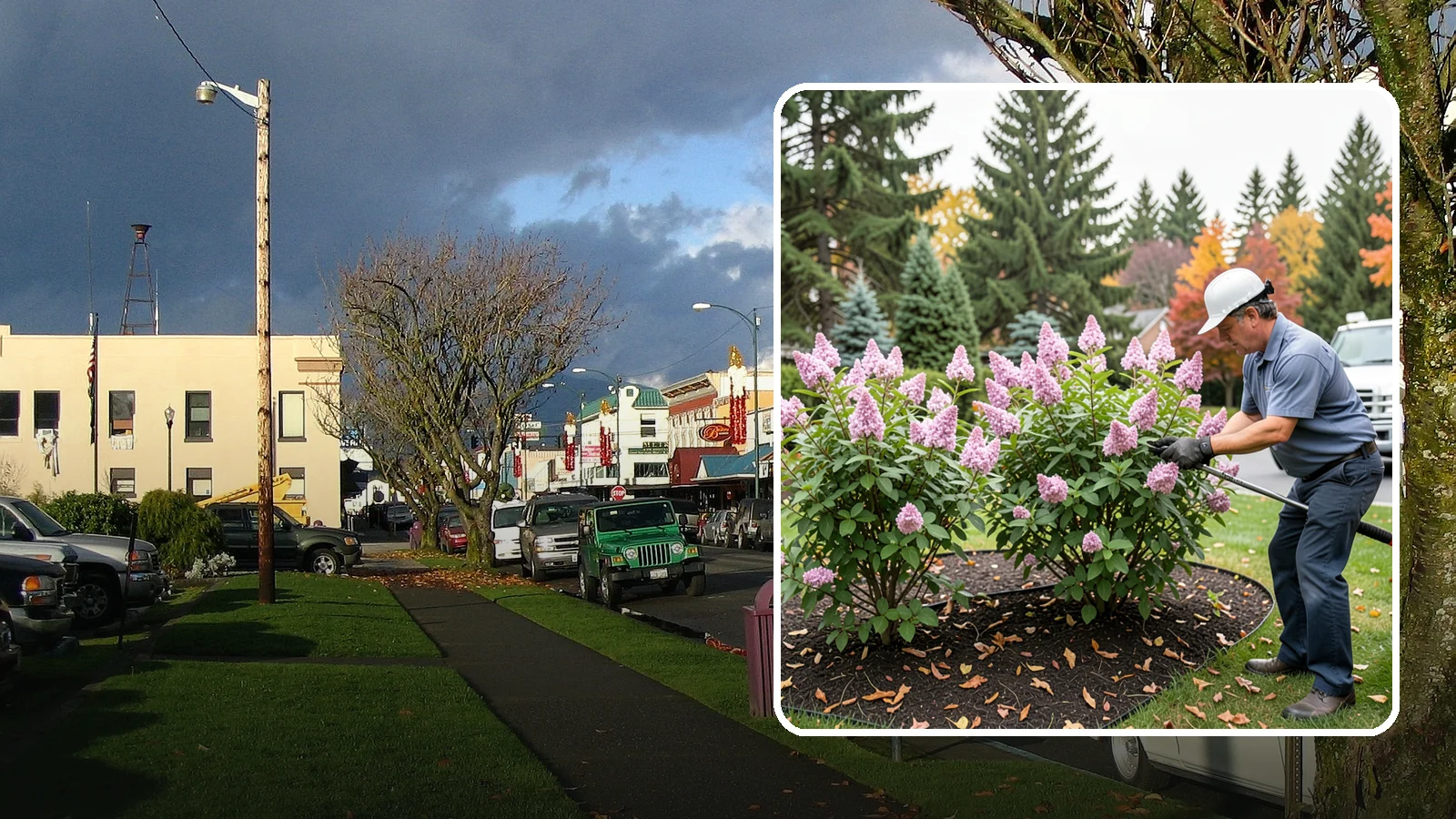 Lilac Pruning in Arlington, Snohomish County, WA - Post-bloom pruning of lilacs to renew old canes, remove suckers, and protect next year's fragrant flower buds.