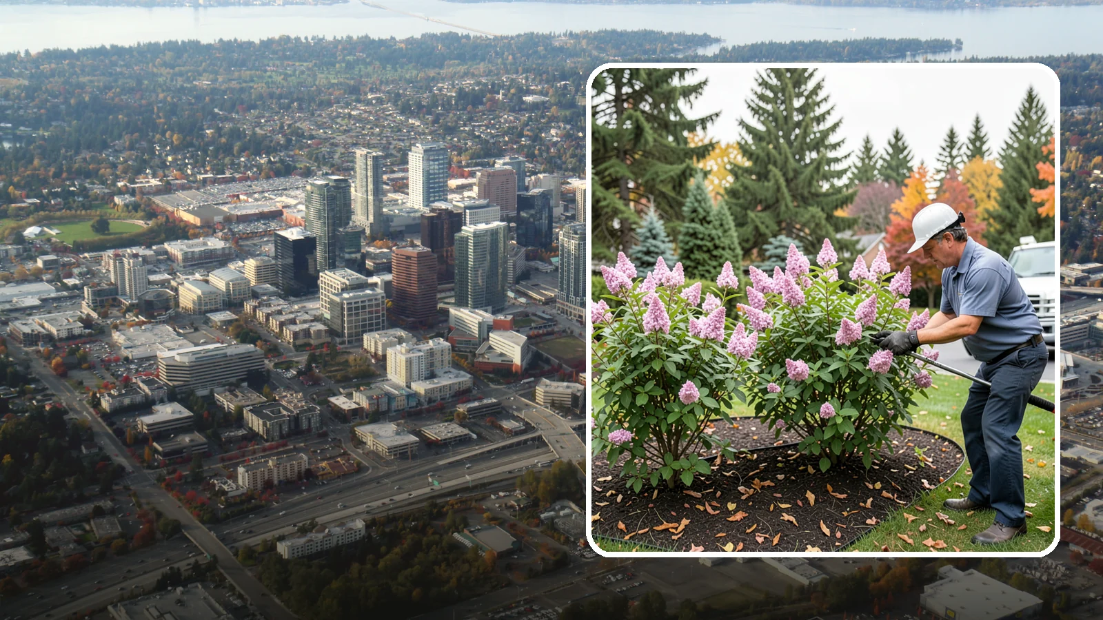Lilac Pruning in Bellevue, King County, WA - Post-bloom pruning of lilacs to renew old canes, remove suckers, and protect next year's fragrant flower buds.